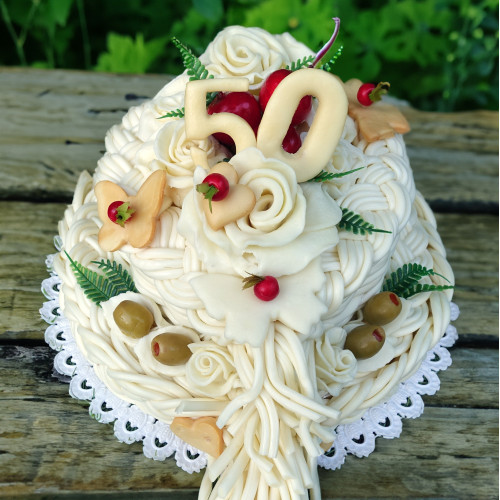 Syrová torta okrúhla s číslom