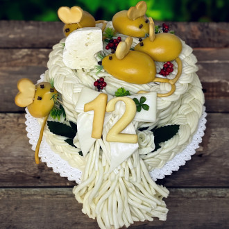 Syrová torta Myšky Syrová torta Myšky